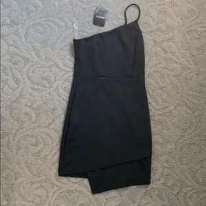 F21 Black one-strap Bodycon